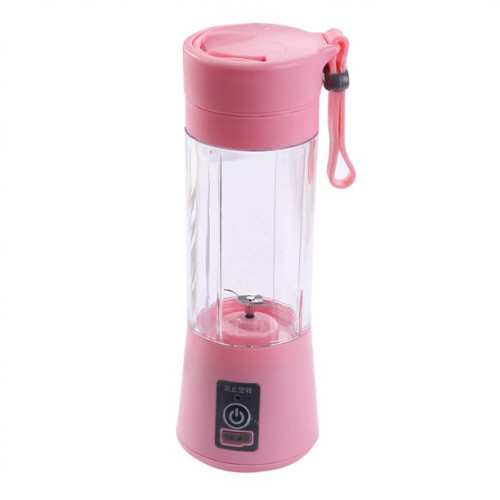 Portable Rechargeable Smoothie Blender And Power Bank - Pink